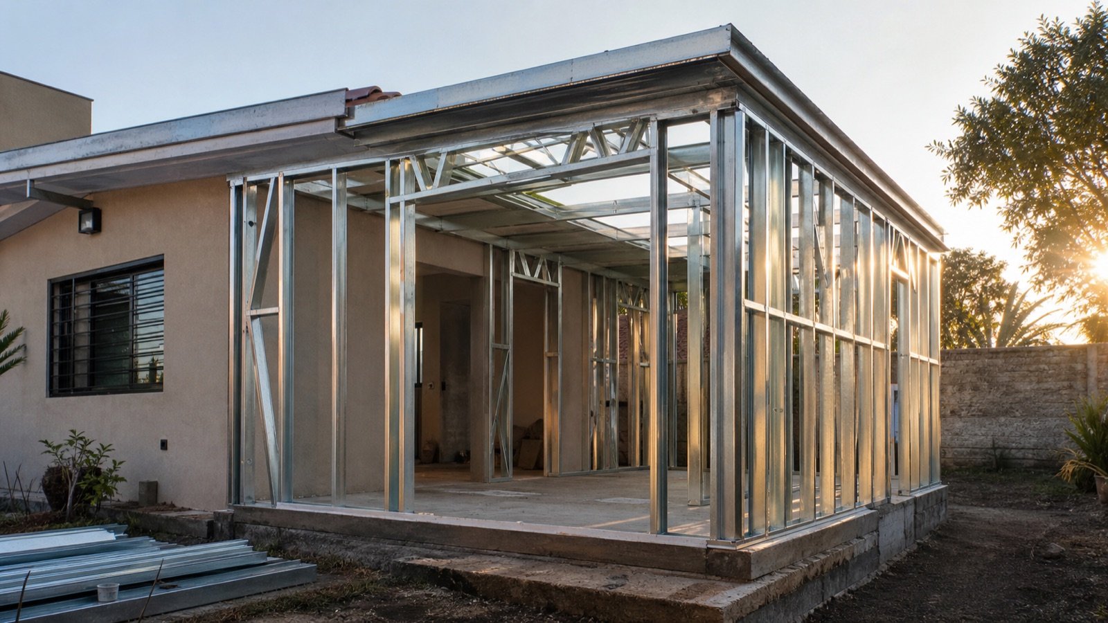 Ampliación de vivienda con Steel Framing